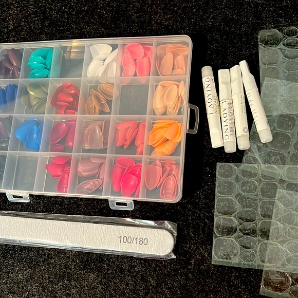 💅🏻Ladying press on nails almond shaped - Picture 5 of 8